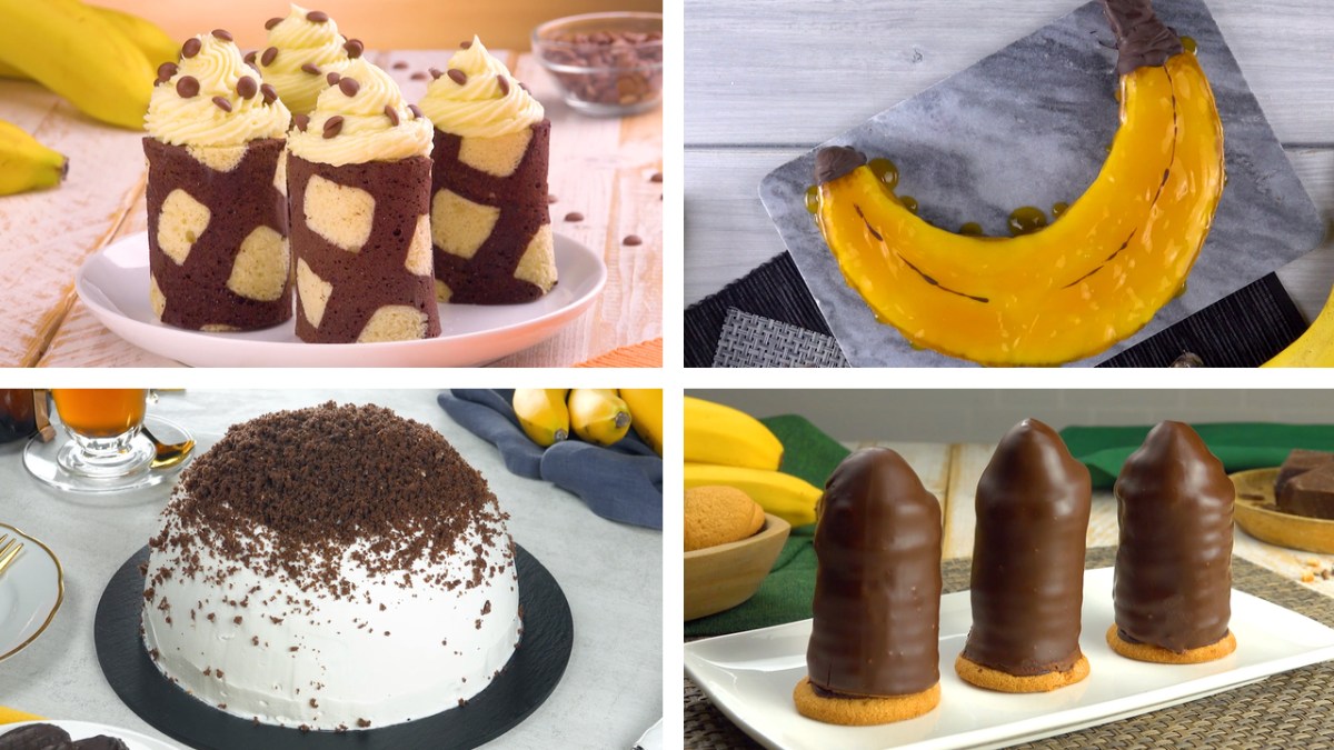 7 recetas dulces con plátanos | Postres con plátano