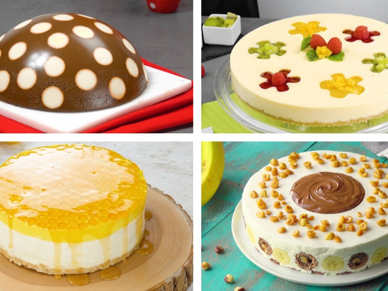 5 pasteles sin hornear | Tartas sin horno