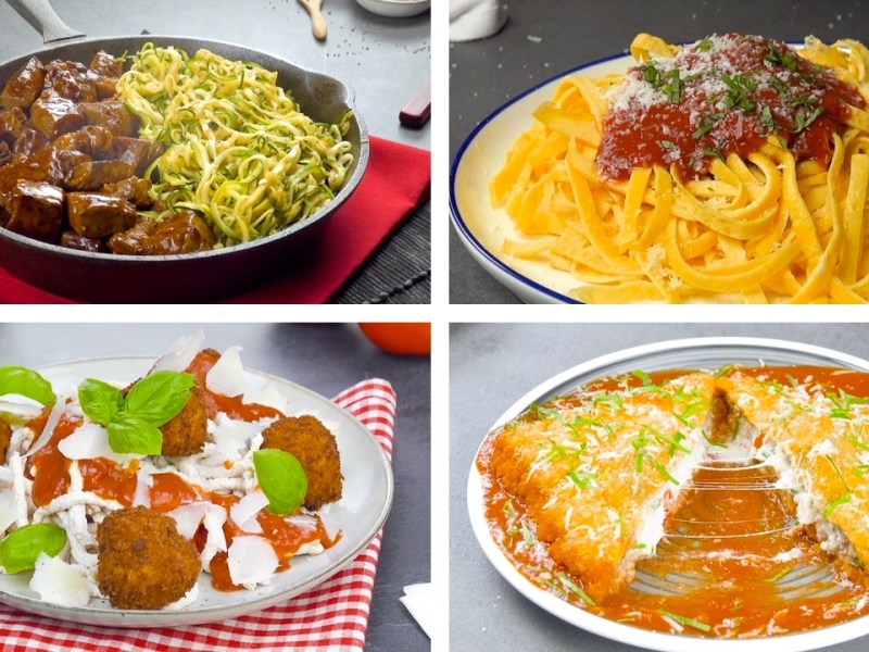 6 populares platos de pasta SIN pasta