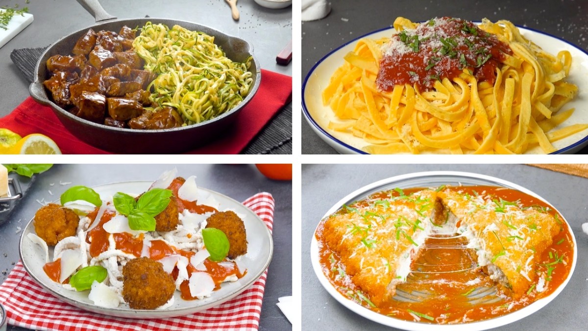 6 populares platos de pasta SIN pasta