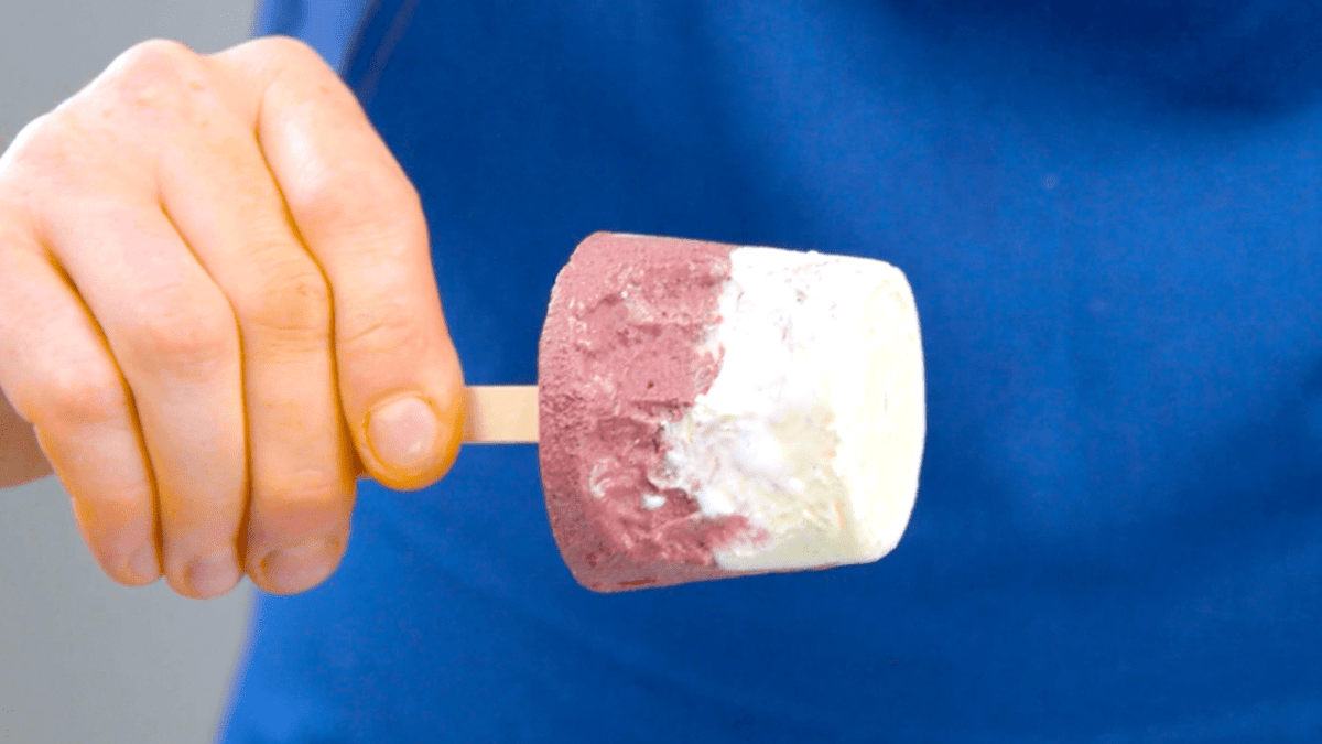 Haz tus propios helados | 3 paletas de helado con puré de frutas