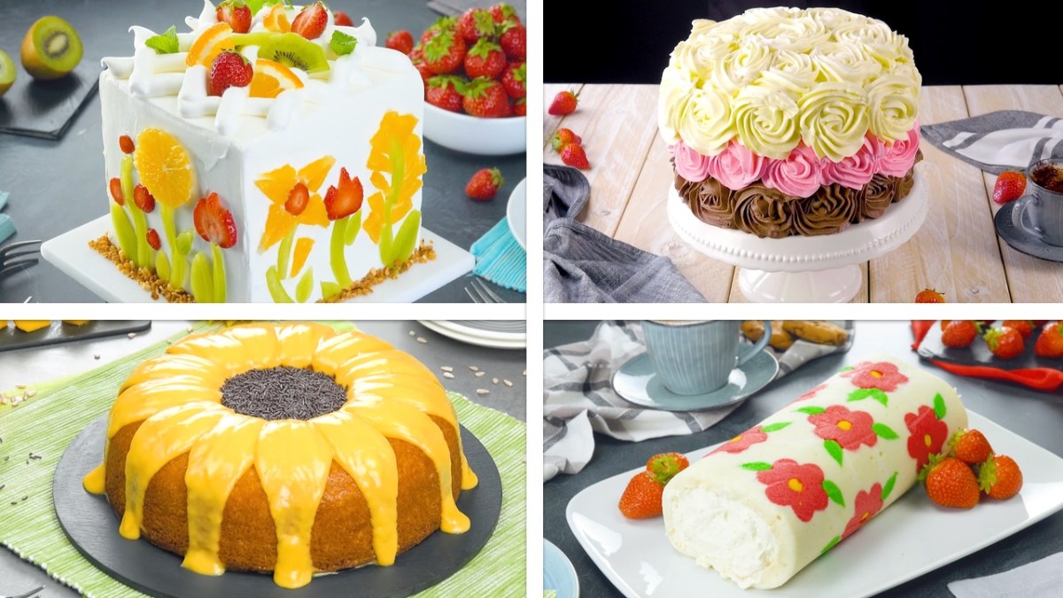 5 recetas de tartas de flores para dar la bienvenida a la primavera