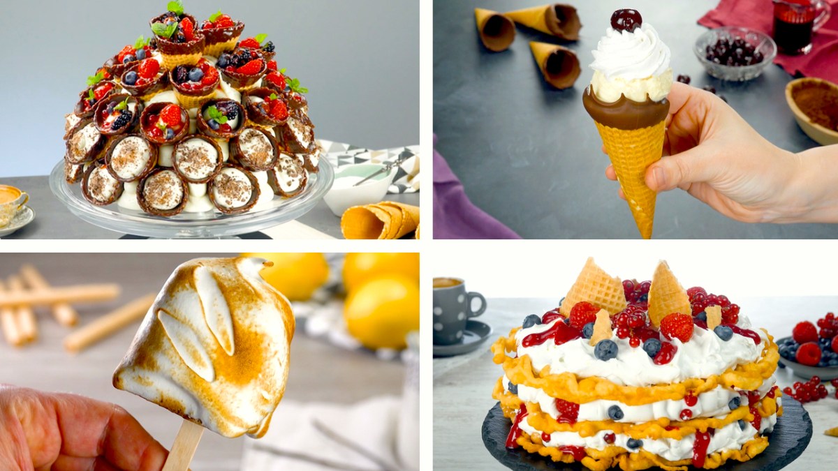 7 creaciones con barquillos de helado que merecen un premio