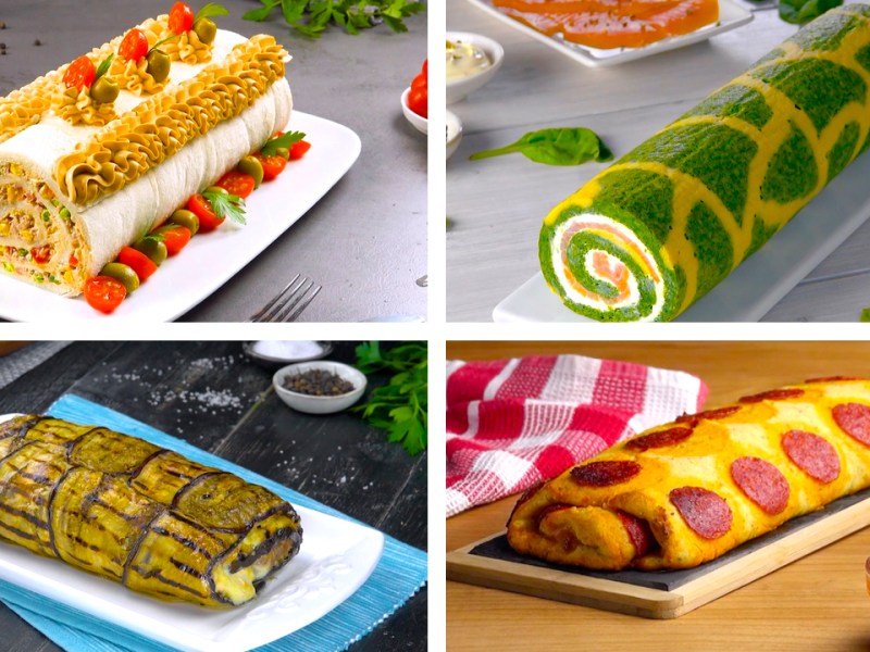 6 recetas de rollos salados con un sabor celestial