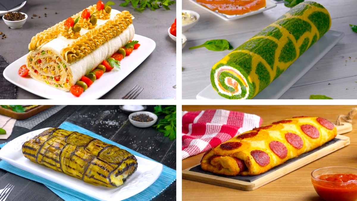 6 recetas de rollos salados con un sabor celestial