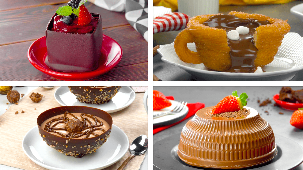 5 creativos postres con chocolate | Recetas de postres