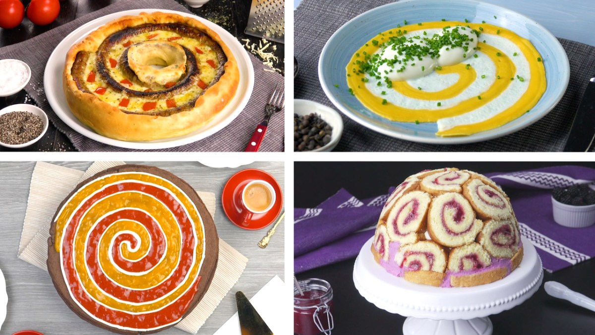 8 deliciosas recetas en forma de espiral