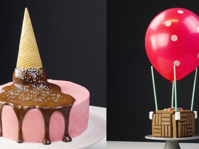 4 creativos pasteles de cumpleaños para niños